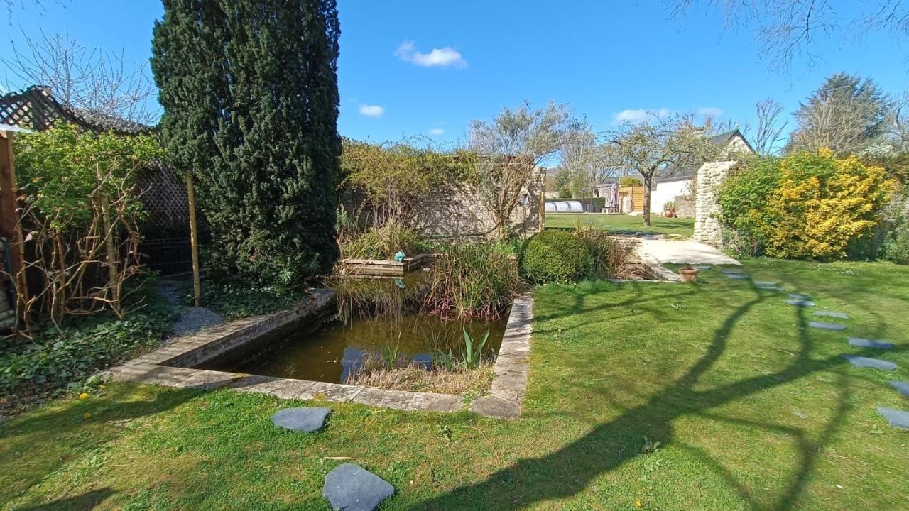Gite 4 Personnes Avec Piscine Et Bain Nordique Proche Des Plages Du Debarquement Le Manoir  Exterior photo